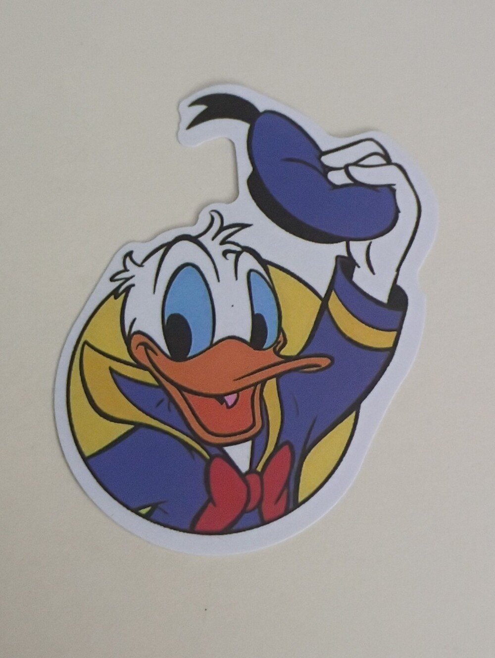 10/$10 Sticker - Disney Mickey & Friends - Dapper Donald Duck Hats Off To You